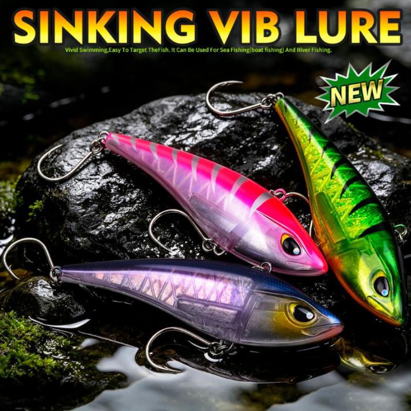 16Cm 125G Sinking Vib Pencil Lure Fake Bait With Single Steel Wire Hook For Tuna Sea Fishing Long Casting Hard Plastic Jigging