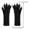 Plush Full Finger Paws Gloves Animal Paw Long Nails Cosplay Gloves  Themed Events