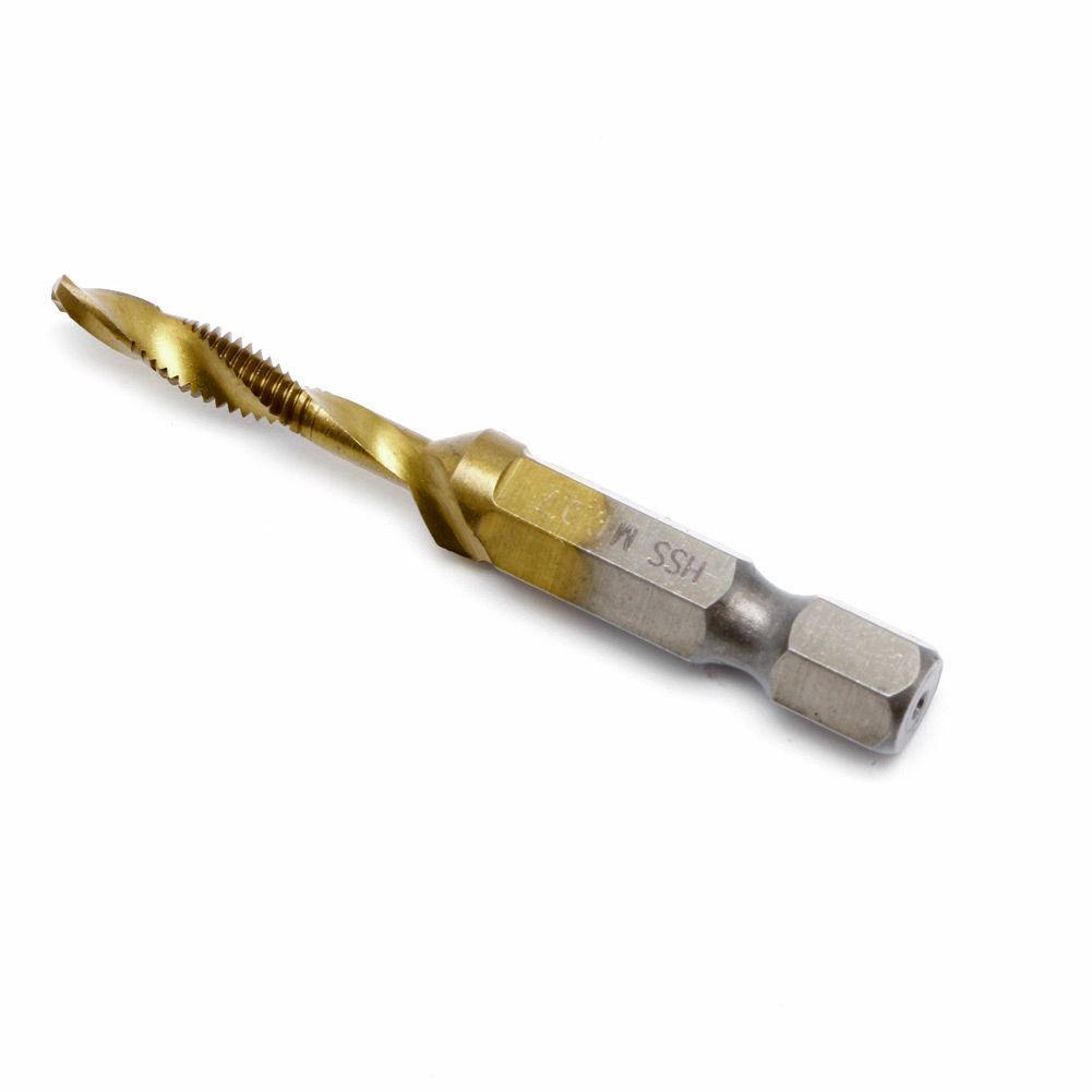 Buy M3M10 Hex Shank Titanium Plated HSS Hand Screw Thread Metric Tap