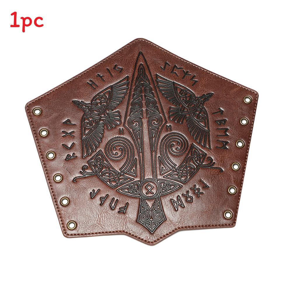 Medieval Costume Armor Wrist Cuffs For Halloween Cosplay Stage Prop Adults