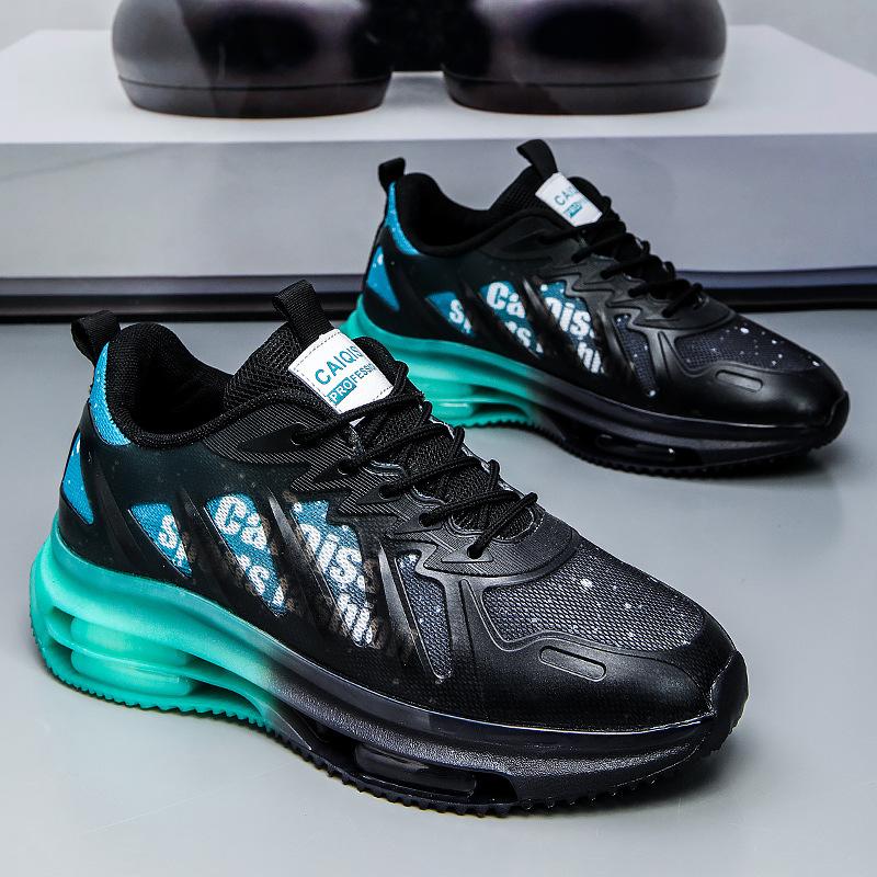 

Men s shoes new spring youth leisure sports running luminous soft-soled coconut light dad shoes 45