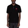 CDG Play Polo Shirt Men's Black AX-T006-051-BLACK