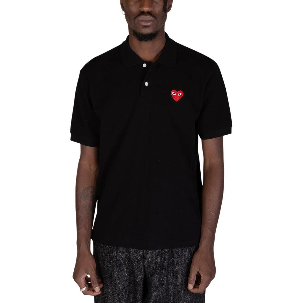 CDG Play Polo Shirt Men's Black AX-T006-051-BLACK