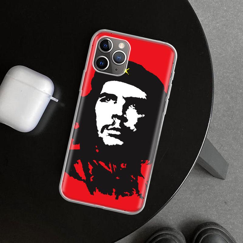 Che Guevara Cigarett Phone Case Cover for iPhone 11 12 13 Mini 14 15 Plus 16 Pro Max 17 Air 7 8 + SE Art Customized Fundas 11 12