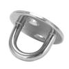 Pad Eye Plate U Hook Round Stainless Steel Heavy Duty Rustproof for Door Boat Hammock Home