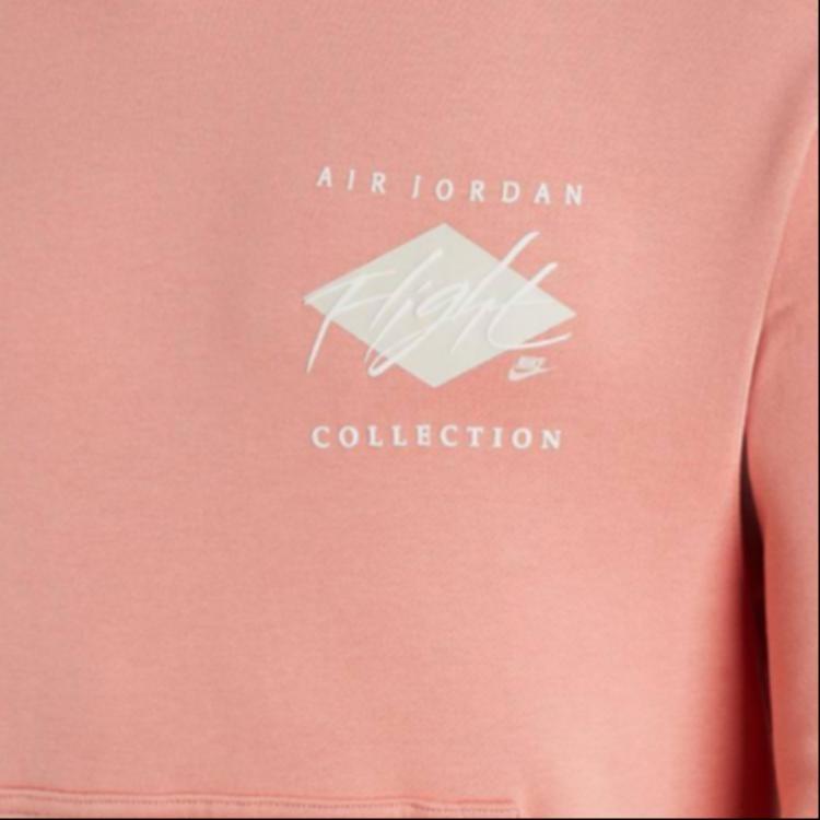 Air Jordan Flight Logo Hoodie 'Light Red' Men's DH9020-824