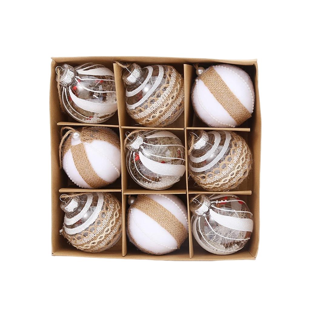 Weihnachtsdekoration Transparente Kugel Ornamente Hängekugeln Für Feiertagspartys Baumschmuck