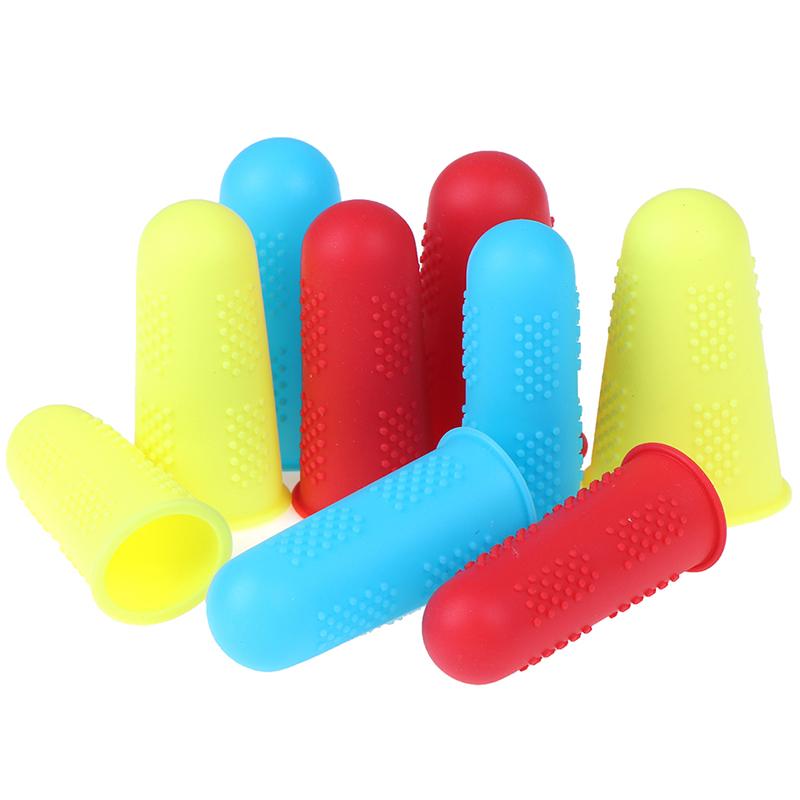 3pcs/set Silicone Finger Protector Sleeve Cover Anti-slip Fingers Cover