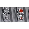 Add A Touch Of Luxury To Your For Mazda MX5 162020 With Red Carbon Fiber Multimedia Button Cover Trim Set Of 2