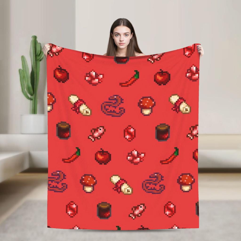 Stardew Valley Animals Chicken Blanket Quality Super Soft  Throw Blanket Winter Travel Office Living Room Comfortable Bedspread