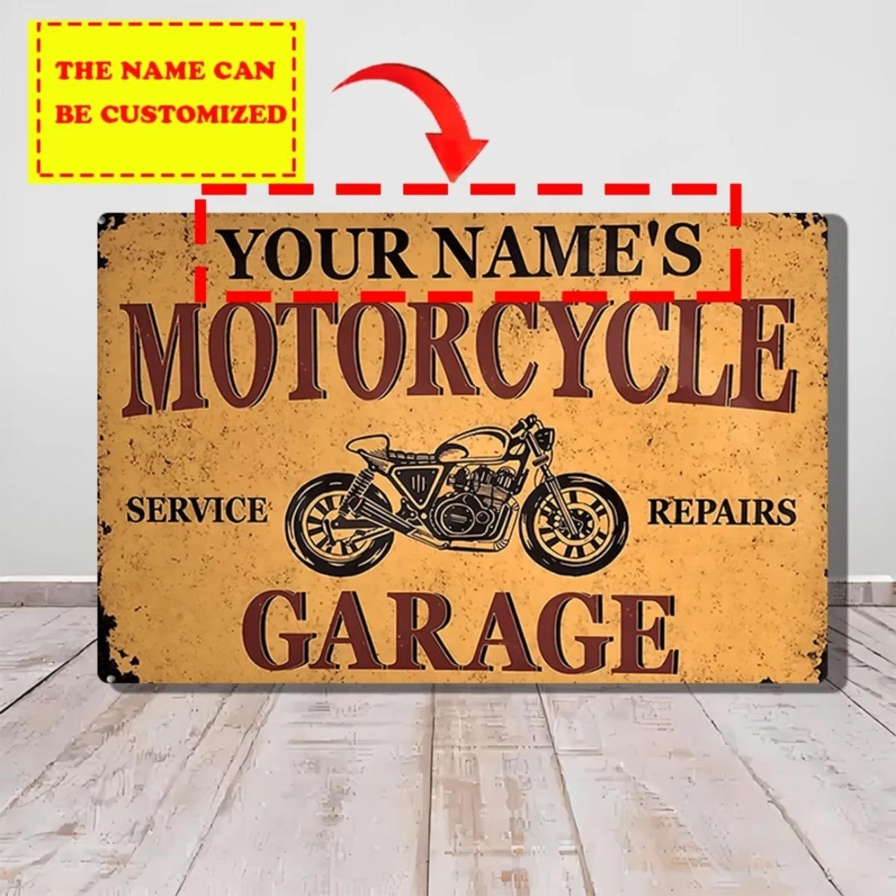 

Custom Retro Metal Tin Sign 12x8 Inch Plaque for Home Bar Garage Man Cave Wall Decor белый