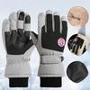 Ski Gloves Autumn and Winter Outdoor Cycling Couples Plus Velvet Thickened Windproof Cold Touch Screen Warm Gloves