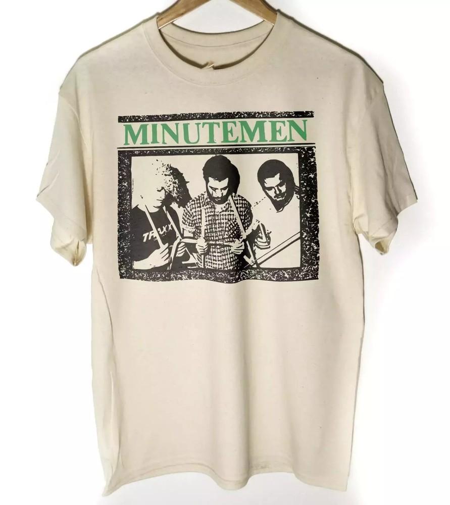 Minutemen Band Members White T Shirt FULL Size S-5XL Unisex T-Shirt XL