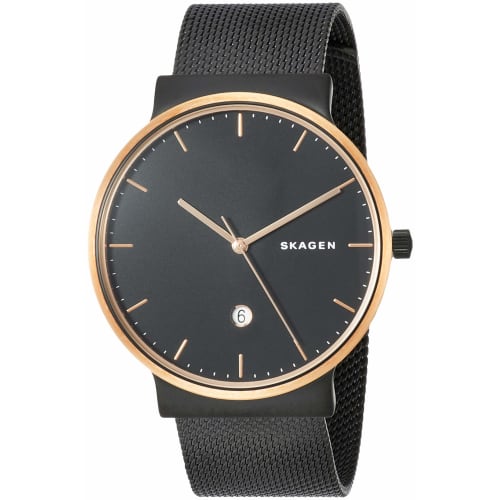 Skagen Watch SKAGEN SKW6296 Black Rose Gold