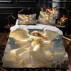 Myth Angel Printed Bed Three-Piece Set, Bedding, Digital Printed Bedding