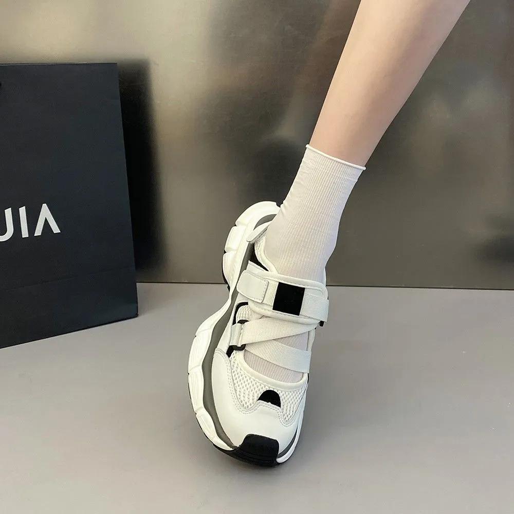 Women's Sports Shoes Spring Autumn Casual Sandals Fashion 2025 New Arrival Light Walking 39 In Breathable Hollow Ladies Footwear