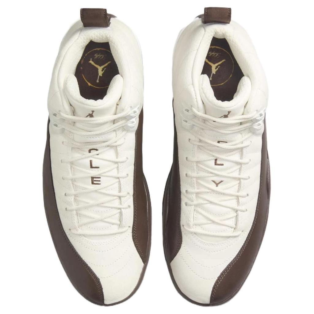 SoleFly x Air Jordan 12 Retro SP Cafecito Herren Sneaker Braun Weiß Barockbraun FZ5026-100