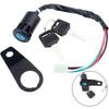 1 Set Motorcycle Ignition Switch Lock Key With Bracket For 50cc 90cc 110cc 150cc For Kazuma For Tank For Honda Motorcycle Parts