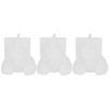 3pcs 3D Shape Animal Silicone Mould Cute Bear 3D Bear Mould Bear Candy Mould  Cake Decoration