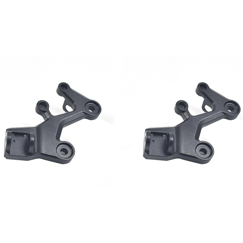 ABLZ-2X Motorcycle Pedal Mount Bracket Front Footrests Foot Pegs Pedal Bracket For Kawasaki NINJA400 Z400 2018-(Right) Black Right