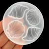Muschelform Mehrseitige Dekorative Silikon Epoxid Spiegel Muschelform für Zuhause