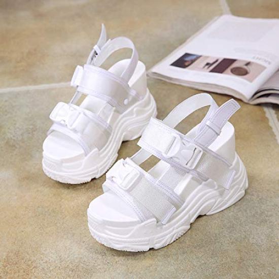 Platform Sports Sports Easy To Walk In [D.IIZOO] Women's Sandals, Sandals, Sandals, Summer, Anti-Slip, Sandals, Velcro, Sports, Women's Shoes,