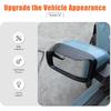 TOYCIDFG Sideview Mirror Rain Eyebrow Frame Cover Trim Compatible with Ford Maverick 2022 2023 2024 2025, Car Exterior Decoration Accessories 2Pcs