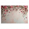 MOON.QG Valentine's Day Decoration Photo Background Candy Shop Teddy Bear Rose Soad Backdrops For Photography Studio Photozone