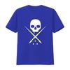 Sullen Unisexs Standard Issue Hip Hop Skull Print T Shirt Adult Fashion Vintage Washed Versatile Comfortable Breathable Streetwear