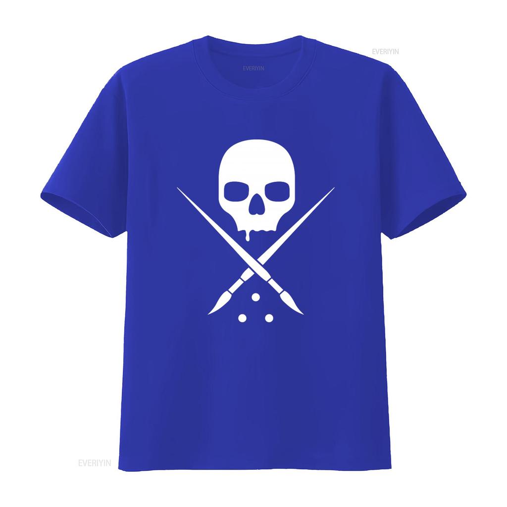 Sullen Unisexs Standard Issue Hip Hop Skull Print T Shirt Adult Fashion Vintage Washed Versatile Comfortable Breathable Streetwear