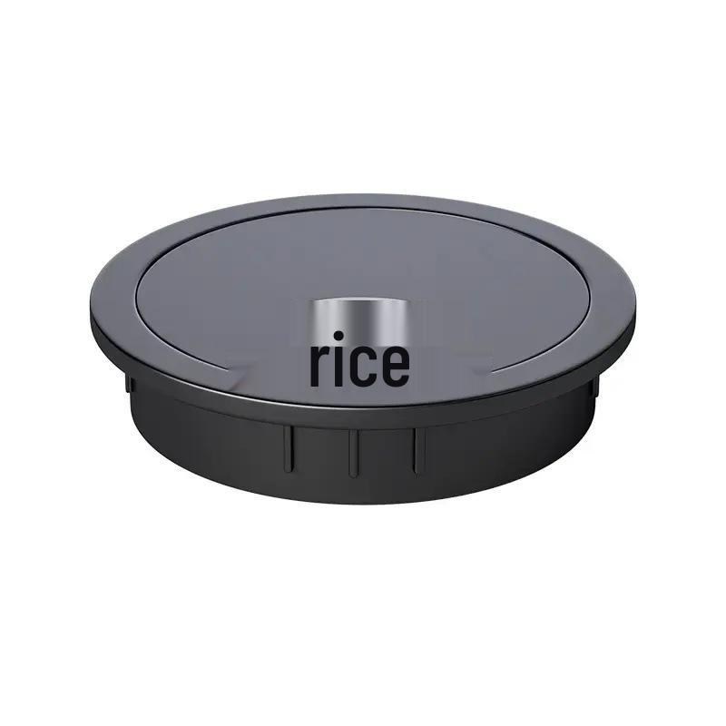 New Arrival: 0.01 Computer Desk Cable Hole Cover - Office Desk Wire Grommet & Decorative Sealing Box