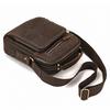 Men'S Genuine Leather Shoulder Bag Casual Messenger Bag First Layer Cowhide Portable Shoulder Bag Genuine Leather Men'S Bag