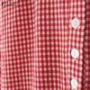 ZANZEA Women Casual Round Neck Summer Sleeveless Plaid Print Dress