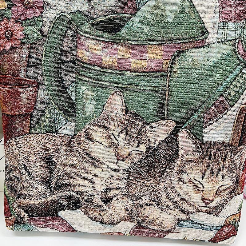 New women's retro embroidery bag women's bag fashionable retro women's shoulder bag large-capacity class tutoring bag