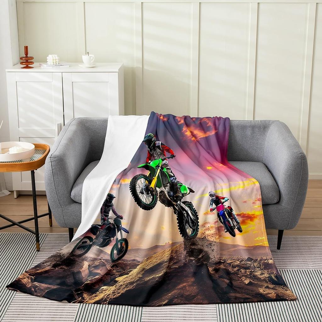 Music Notes Throw Blanket Black White Fleece Soft Lightweight Twin X Geometric Lines Art Music Lover Flannel Blanket for Living