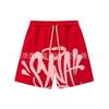 Mens Streetwear Cotton Short Sleeve Tee Shorts Set Casual Outfit Youth Fashion Tracksuit