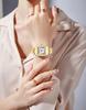 Women Watch Light Luxury Brand Business Gold Stainless Steel Ladies Fashion Quartz Watches Female Clock Bracelet Wristwatch
