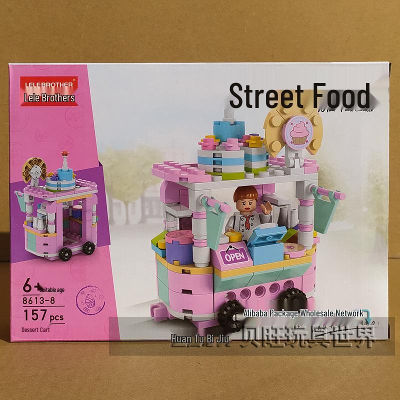 Creative Food Cart Assembly Toy for Kids - Lele Brothers 8613