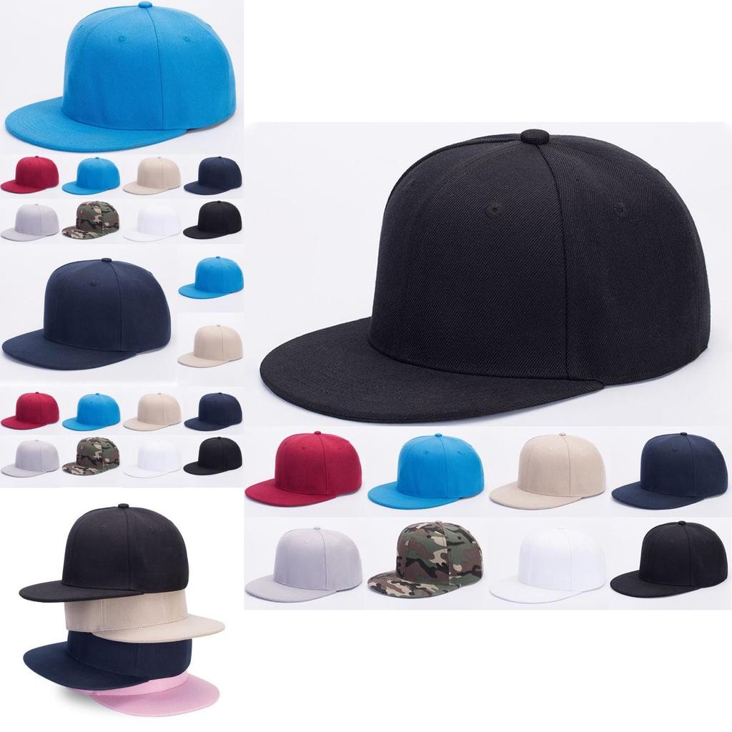 Classic Solid Plain Snapback Hat With Adjustable Fit For Men And Women