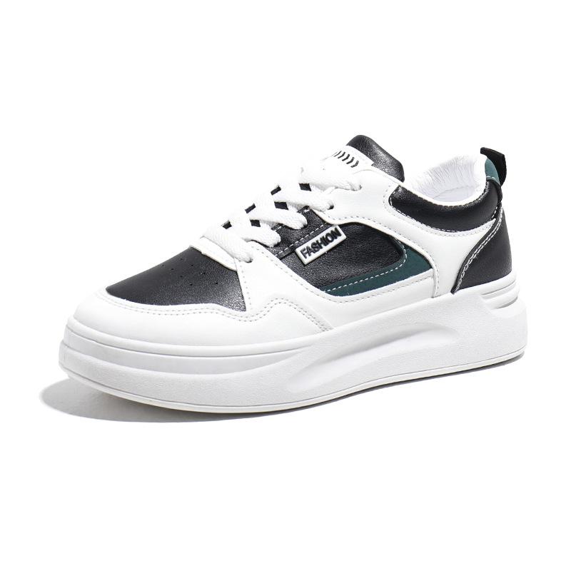 Little white shoes women's 2025 spring new versatile platform shoes female students Korean version ins Harajufeng sports board shoes