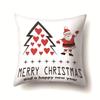 European and American Christmas Santa Claus Christmas Tree Creative Polyester Pillow Case Fashion Home Pillow Case