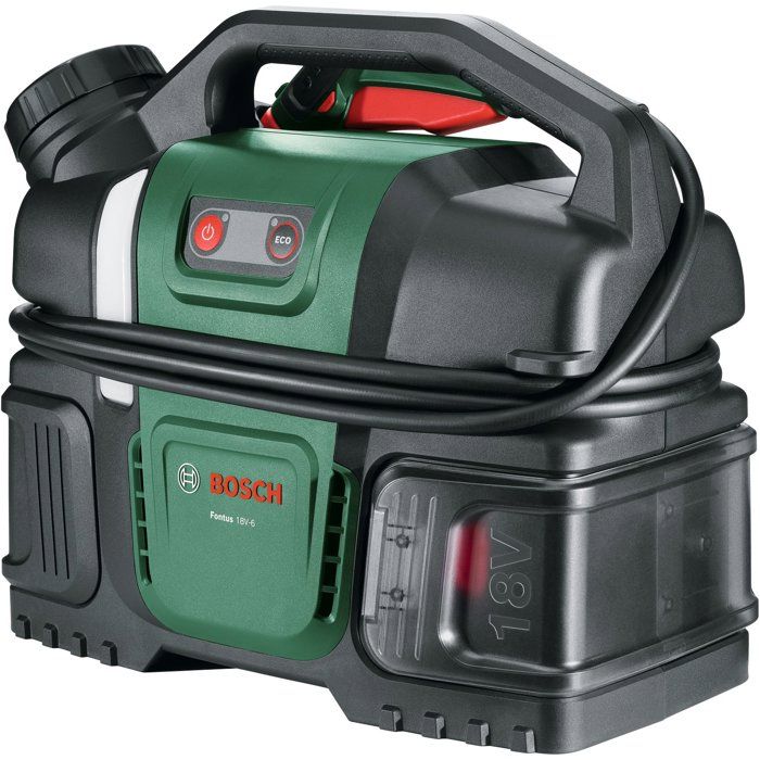 Pressure Washer (of Bicycle) BOSCH Cordless - Fontus 18V-6 - 18V 2.0Ah Battery + AL1820 Charger - 6L Tank