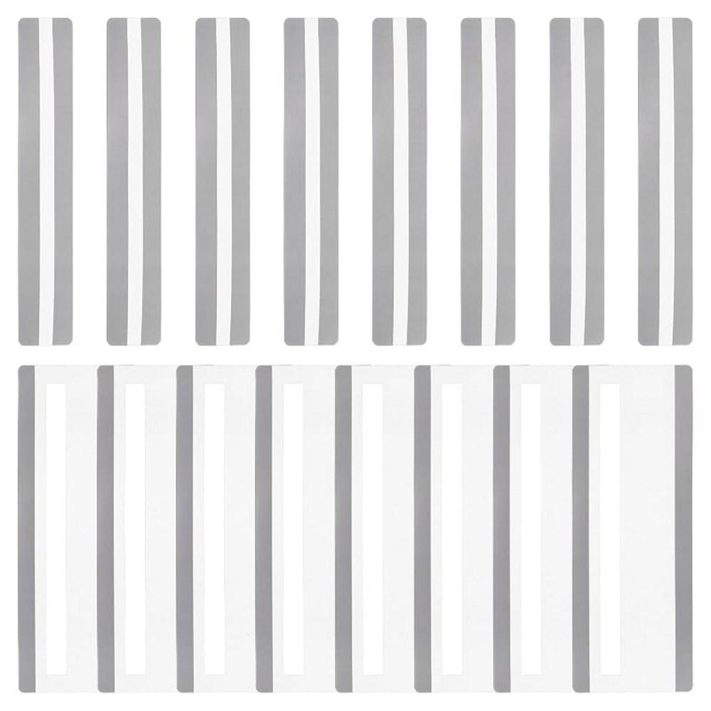 PATIKIL Guide Reading Highlighter Strips 16 Pcs Gray 16 Pcs Gray