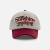 Hat women's new trendy brand letter embroidery baseball cap men's street fashion contrasting color splicing cap