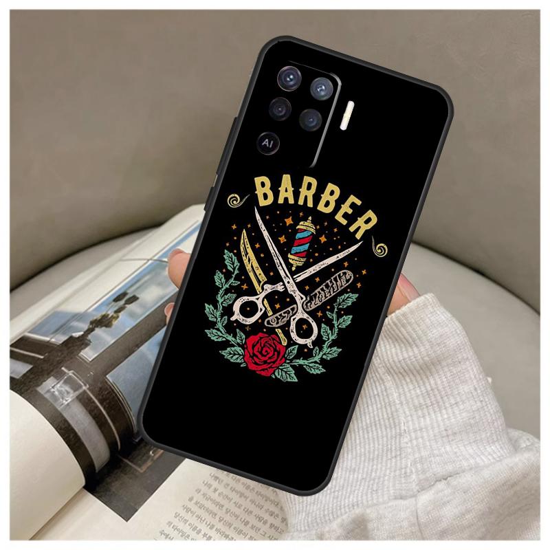 Hair Stylist Hairdresser Case For Oppo A16 A76 A96 A60 A98 A58 A78 A18 A38 A80 A40 A77 A57 A17 A74 A54 A94 A15 A5 Pro