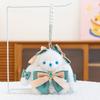 Cartoon Plush Rabbit Keychain Princess Pearl Dress Drooping Ear Rabbit Pendant  Girl's Toy