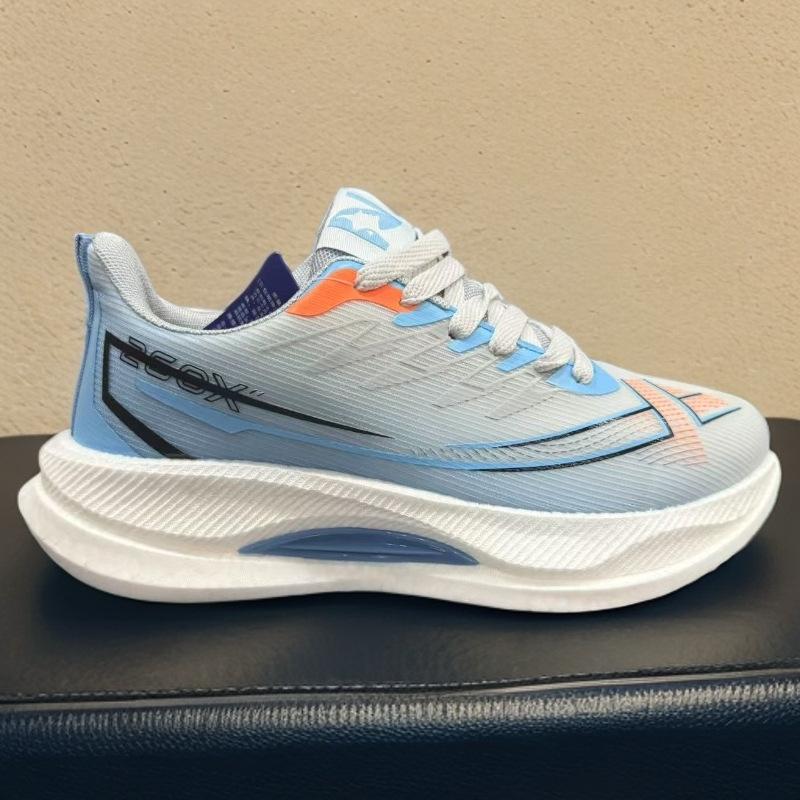 Summer New Couple Shoes Light and Comfortable Gradual Change Color Youth Sports Shoes Breathable Soft Sole Lace-up Men's Running Shoes