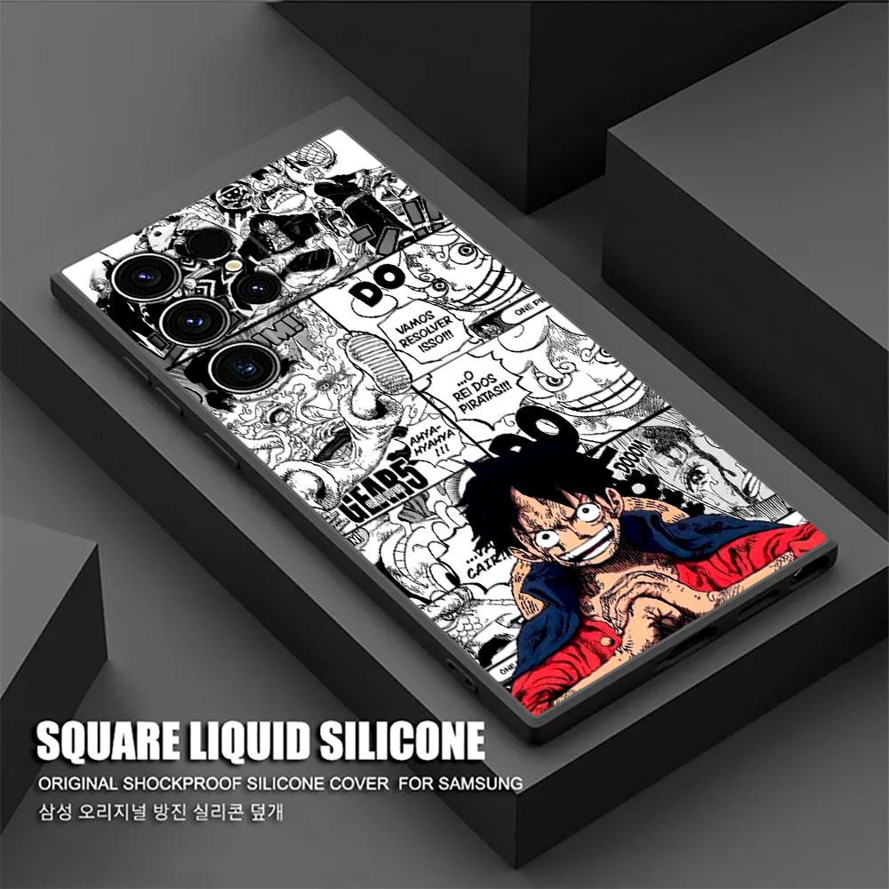 Comics One Pieces Anime Phone Case For Samsung Galaxy S25 S24 S23 S20 S21 FE S26 S22 Ultra 5G S26 Plus S25FE Soft Silicone Cover