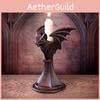 Decorative Bat Candle Holder Crafted From Resin Elegant Gothic Style For Festive Displays