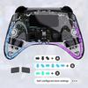 DATA FROG G04 For Nintendo Switch OLED PC Wired Wireless Transparent Game Controller with RGB Ligh